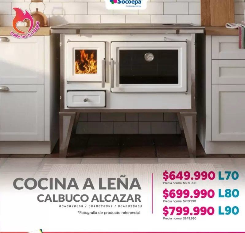 Cocina A Leña Calbuco Alcazar