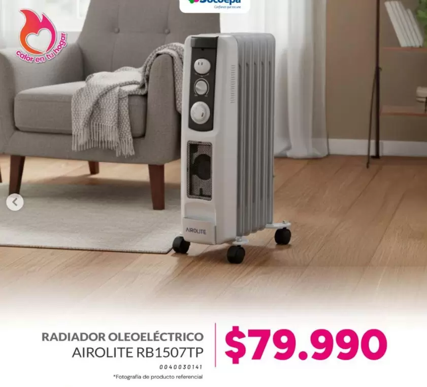 Airolite - Radiador Oleoelectrico RB1507Tb