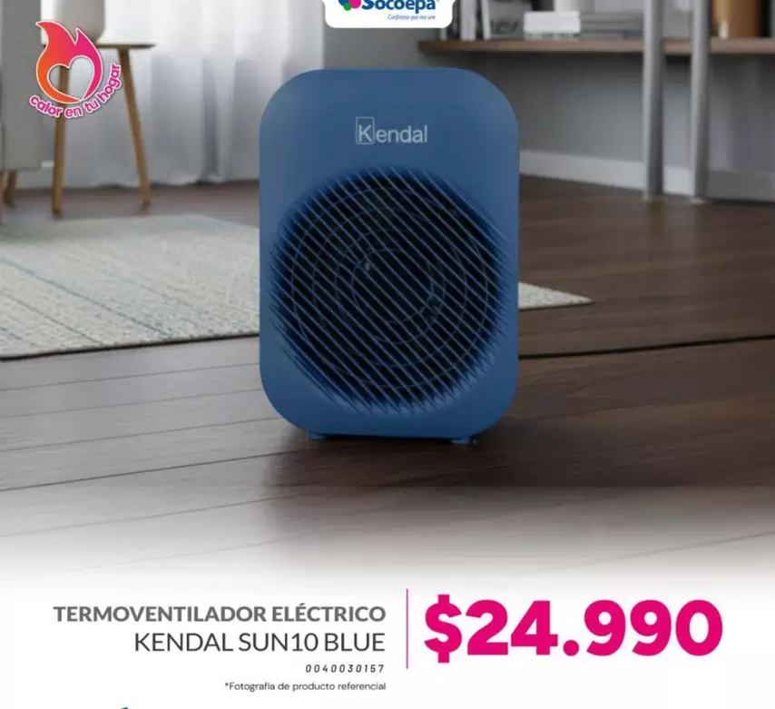 Kendal - Termoventilador Electrico Sun10 Blue