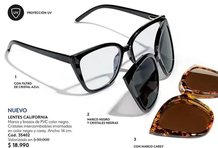 Cristal - Lentes California