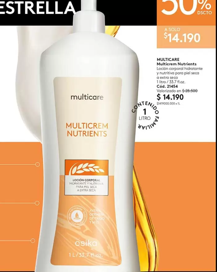 Multicare - Multicrem Nutrients