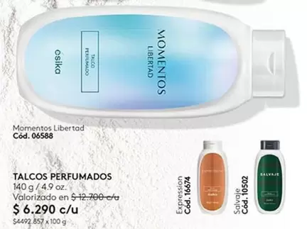 Momentos Libertad - Talcos Perfumados