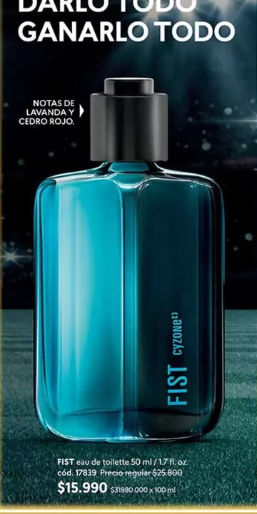 Cyzone - Fist Cava De Toilette, 50% M/A78 Cm 64T29