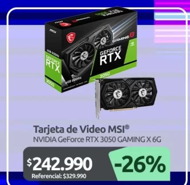 MSI - Tarjeta De Video