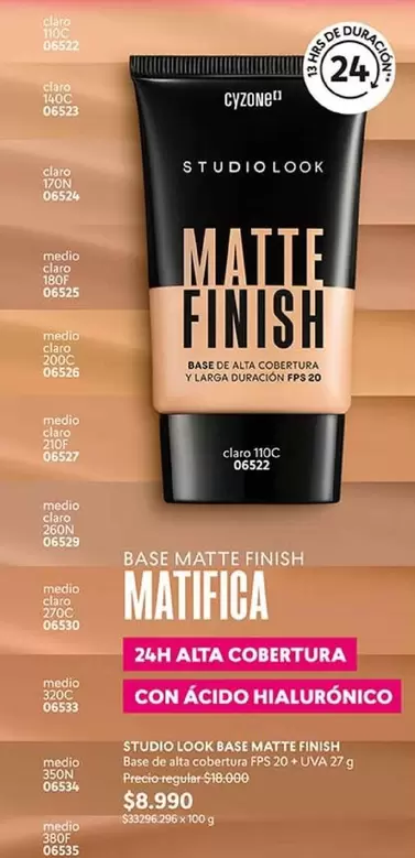 Cyzone - Studio O Light Aiss Matte Finish