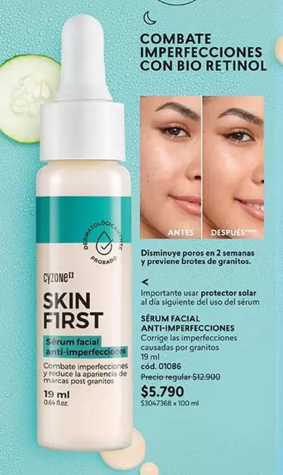 Bio - Serum Facial Anti-mètrecciones