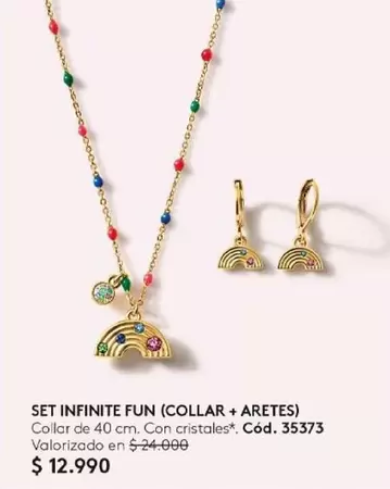Set Infinite Fun (Collar + Aretes)
