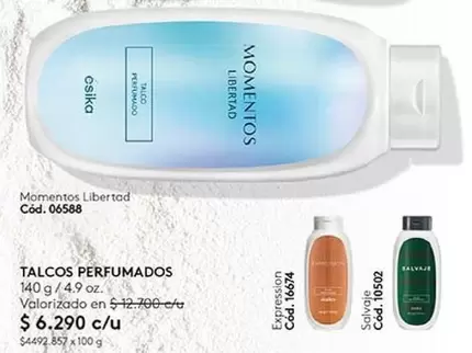 Momentos Libertad - Talcos Perfumados