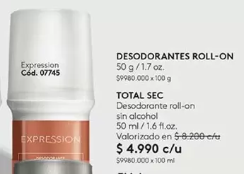 Desodorantes Roll-On