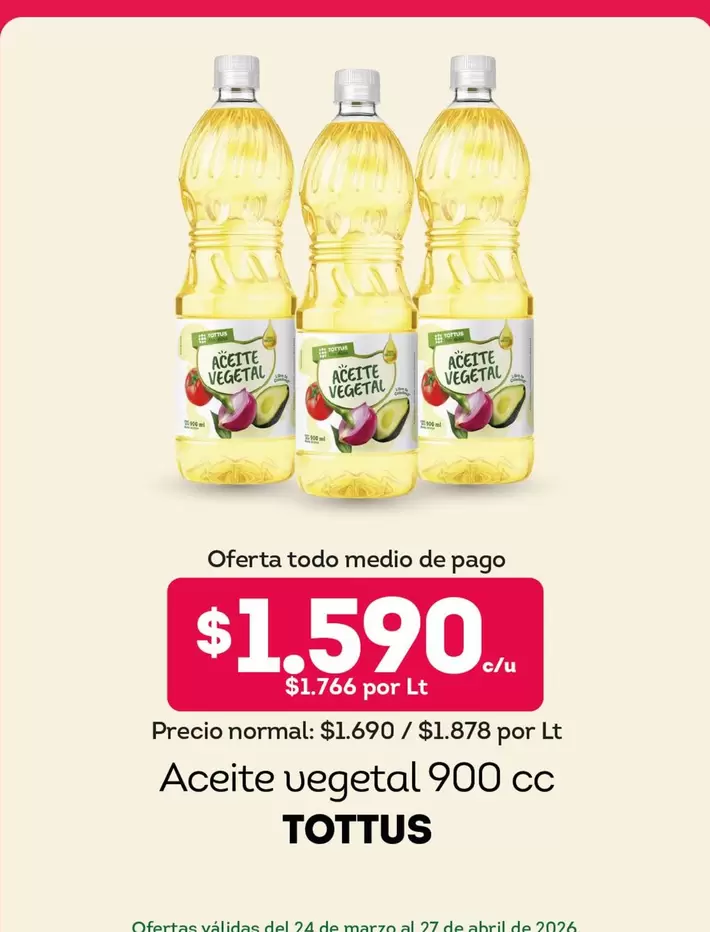 Tottus - Aceite vegetal