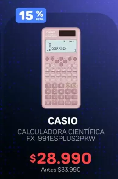 Casio - Calculadora Científica Fx-991esplus2pkw