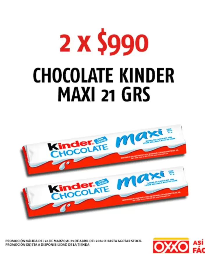 Kinder - Chocolate Maxi