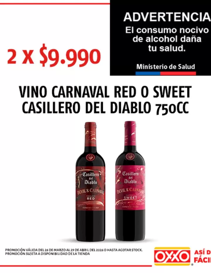 Casillero del Diablo - Vino Carnaval Red O Sweet