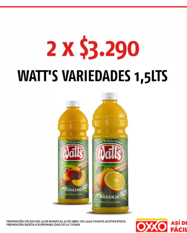 Watt's - Variedades