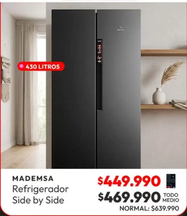 Mademsa - Refrigerador Side By Side