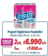 Nubelin - Papel Higienico