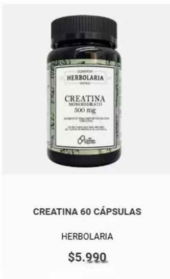 Creatina 60 Cápsulas