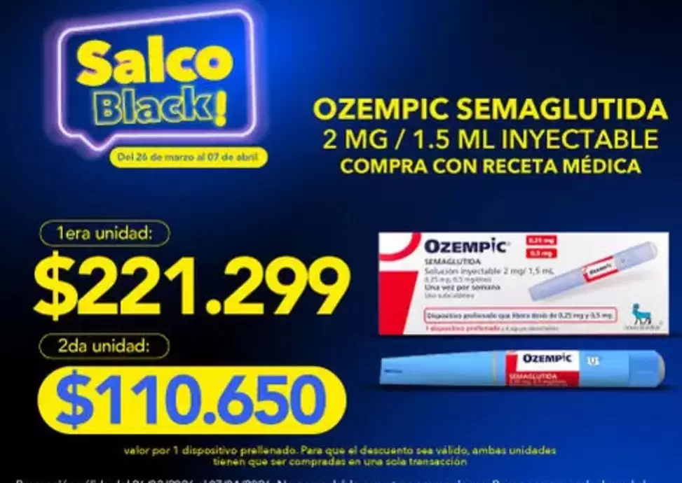 Valor - OZEMPIC SEMAGLUTIDA