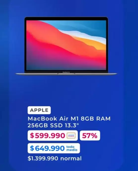 Apple - Macbook Air M18gb Ram 256gb Ssd 13.3"