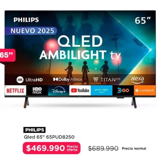 Philips - Qled 65" 65pud8250