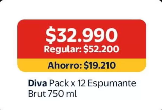 Brut - Diva Pack x 12 Espumante