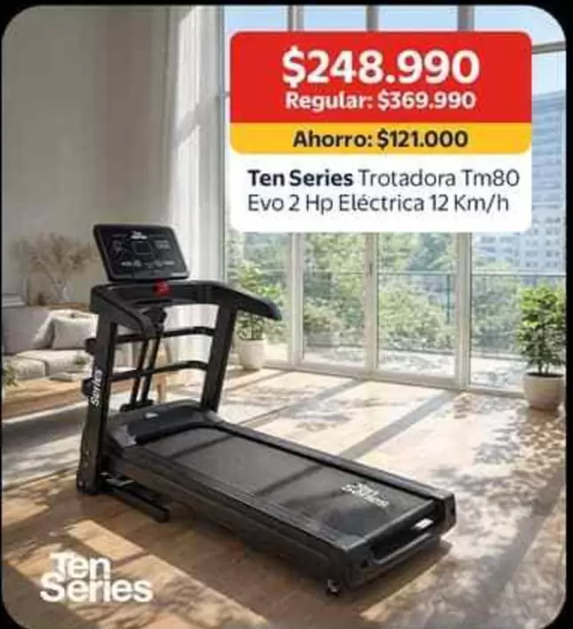 HP - Trotadora Tm80 Evo 2 Hp Eléctrica 12 Km/h