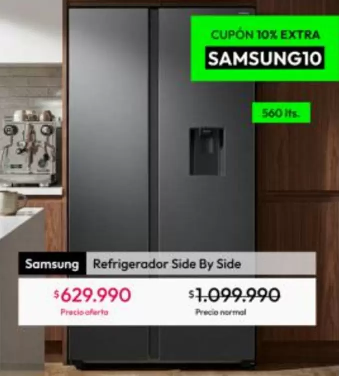 Samsung - Refrigerador Side By Side