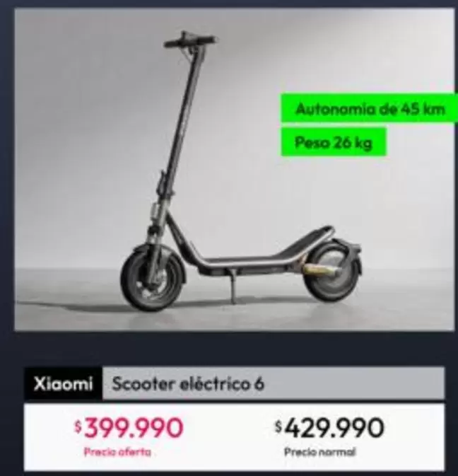 Xiaomi - Scooter Eléctrico 6