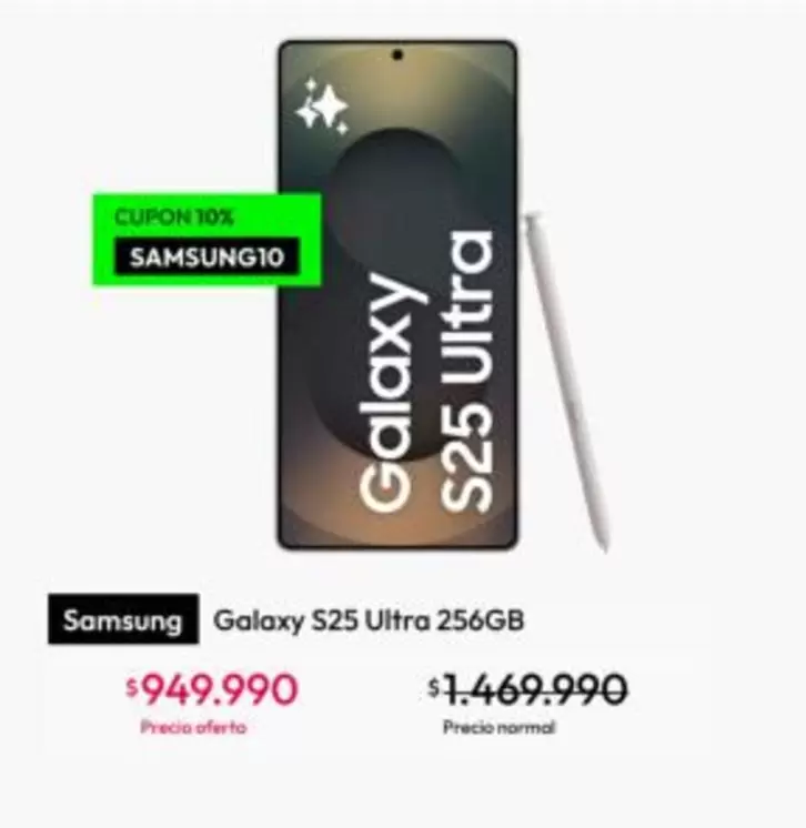 Samsung - Galaxy S25 Ultra 256gb