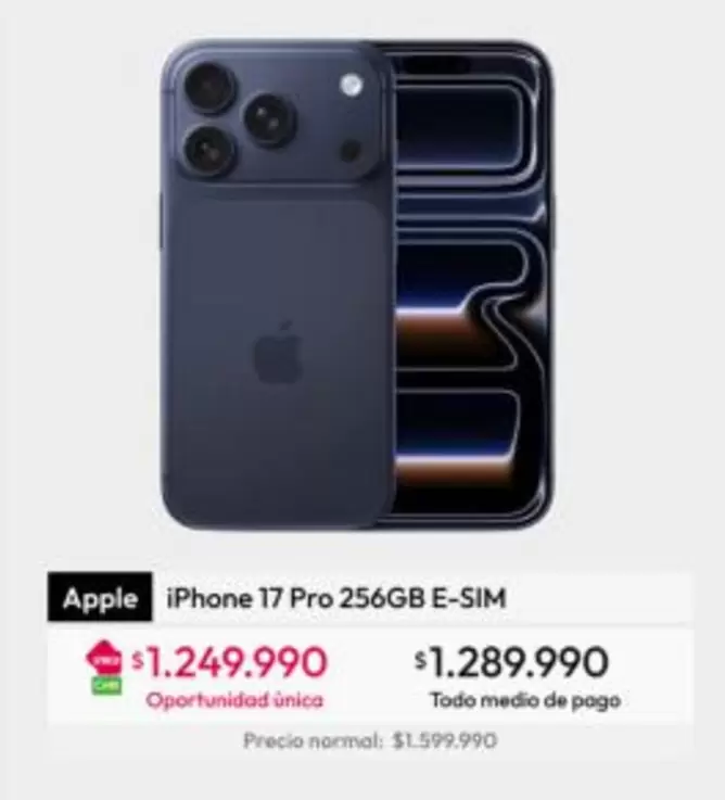 Apple - iPhone 17 Pro 256GB E-SIM