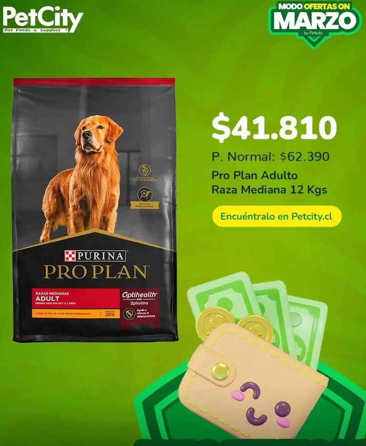 Purina - Pro Plan Adulto Raza Mediana 12 Kgs