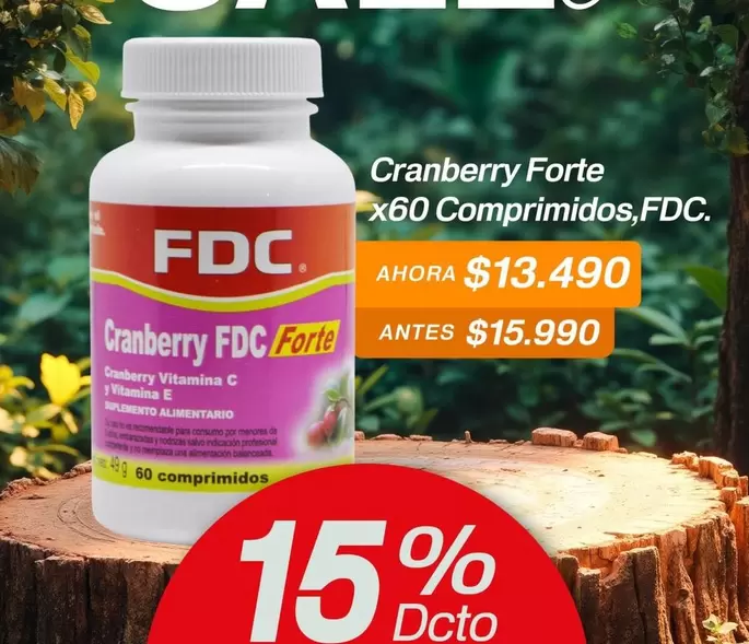 Cranberry Forte X60 Comprimidos