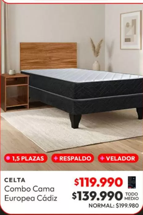 Celta - Combo Cama Europea Cadiz