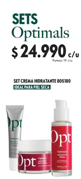 Optimals - Set Crema Hidratante 805180