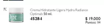 Optimals - Crema Hidratante Ligera Hydra Radiance
