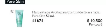 Control - Pure Skin Mascarilla De Arcilla Para  De Grasa Facial Pure Skin
