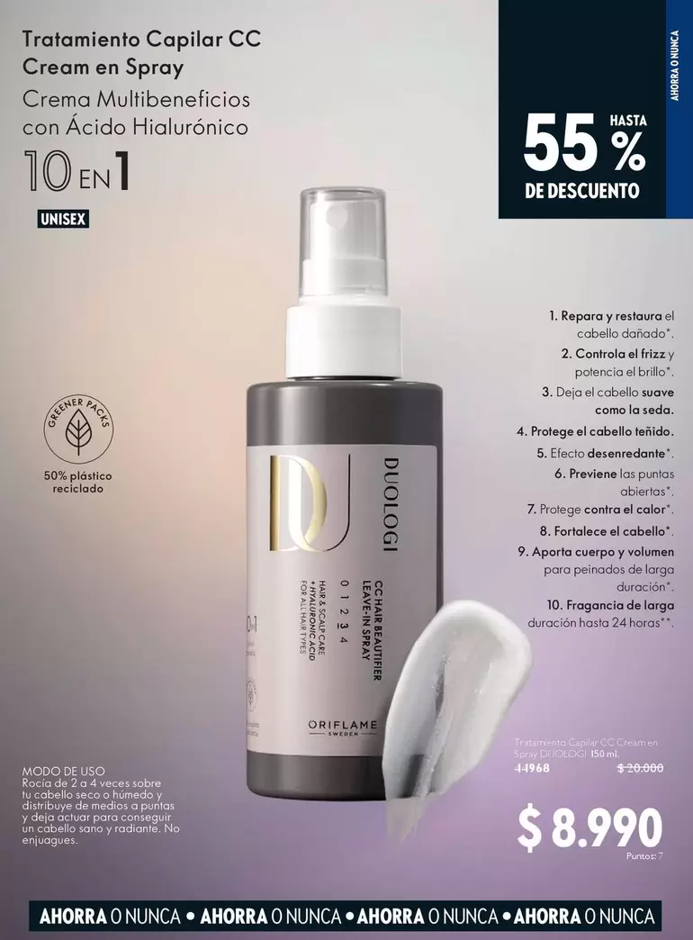 Care+ - Tratamiento Capilar Cc Cream En Spray