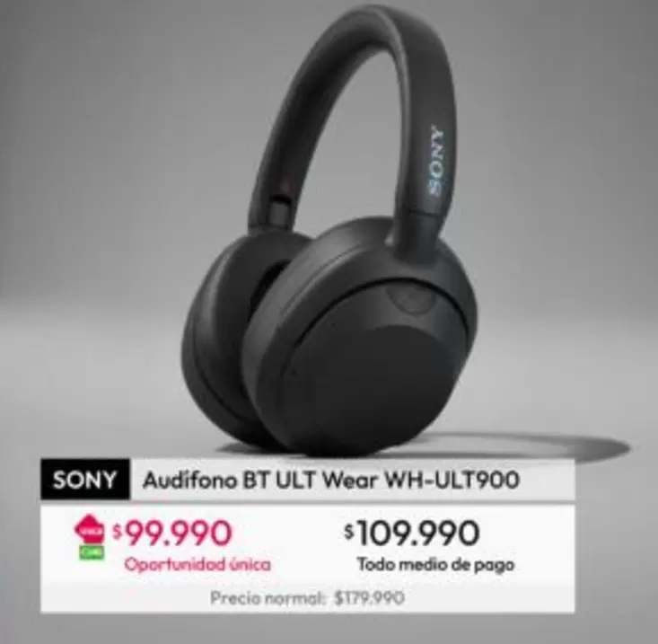 SONY - Audifono Bt Ult Wear WH-ULT900