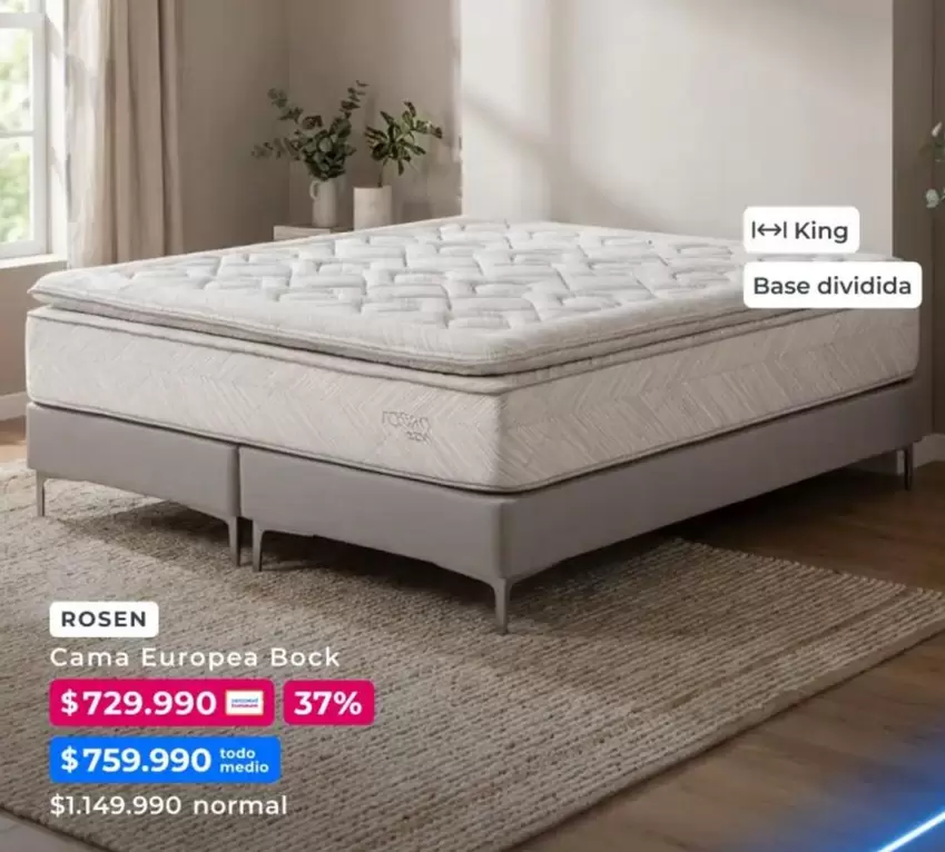 Rosen - Cama Europea Bock