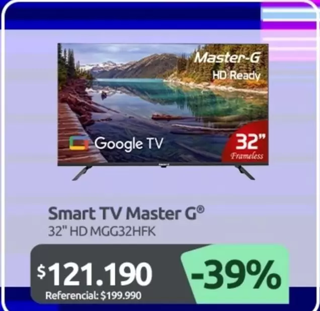 Master-G - Smart Tv Master G 32" Hd Mg32hfk