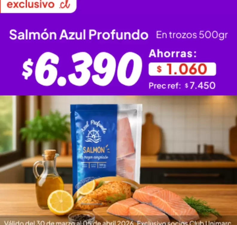 Club - Salmón Azul Profundo