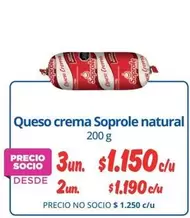 Soprole - Queso Crema  Natural