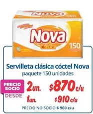 Nova - Servilleta Clasica Cóctel