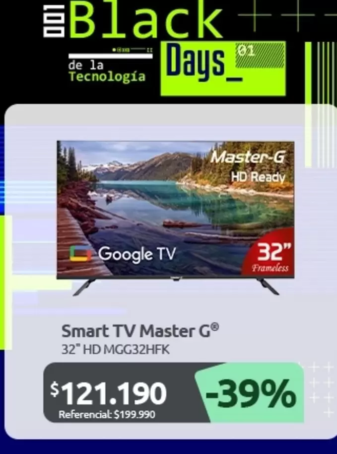 Master-G - Smart Tv Master G 32" HdMG32HFK