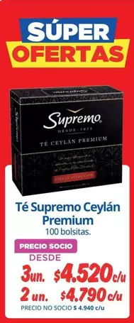 Ceylán - Té Supremo Premium