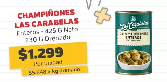 Champinones Las Carabelas