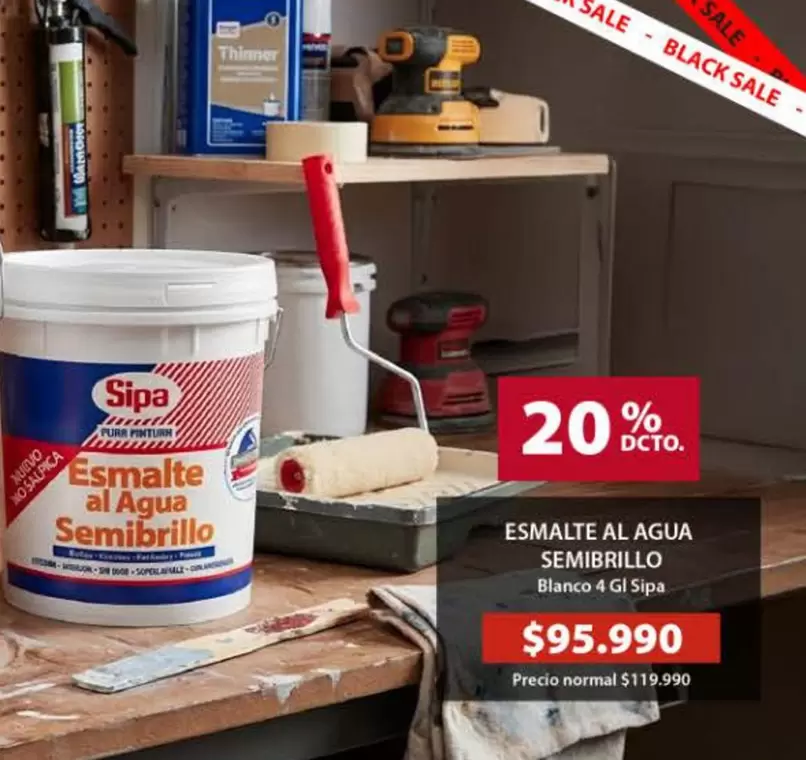 Sipa - Esmalte Al Agua Semibrillo