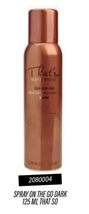 Spray On The Go Dark