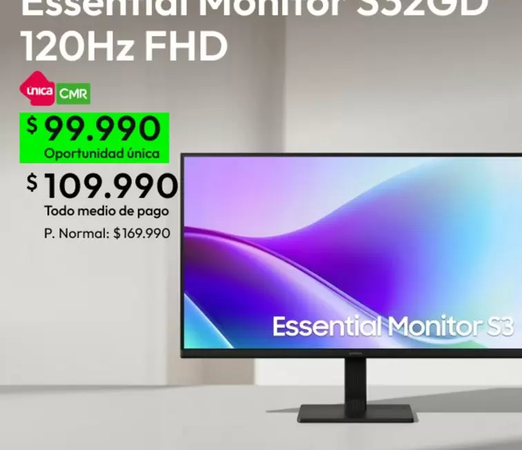 ESSENTTIAL MONITOR ES 120Hz FHD