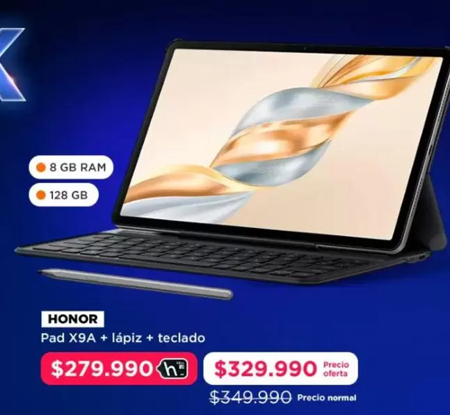 Pad X9A + Lapiz + Teclado